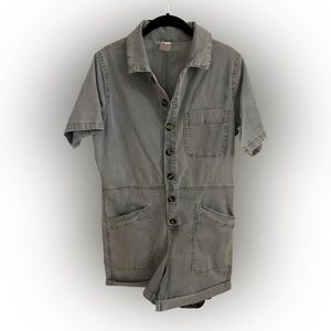 Denim Jumpsuit Romper